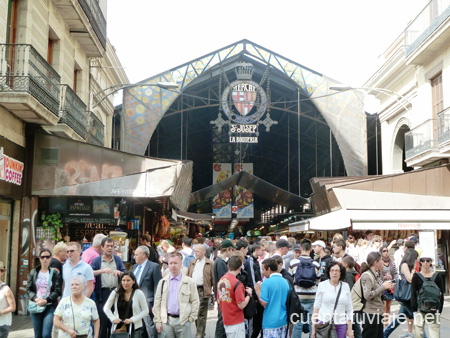 Mercado de la Boquería, Barcelona.